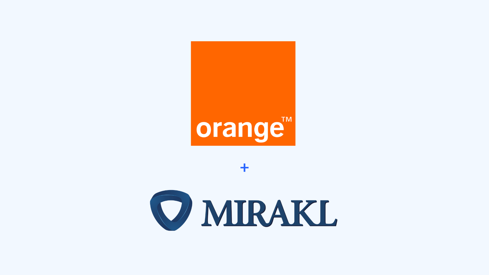 Orange and Mirakl logos